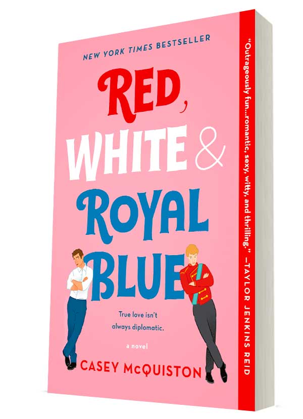 Red, White & Royal Blue cover by Casey McQuiston